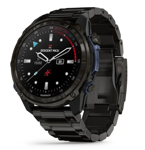 Garmin Descent Mk3i 51mm Dive Computer – Carbon Grey DLC Titanium Bezel & Band (Air Integration)
