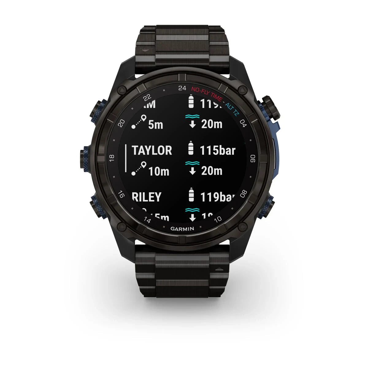 Garmin Descent Mk3i 51mm Dive Computer – Carbon Grey DLC Titanium Bezel & Band (Air Integration)