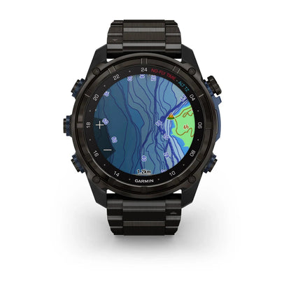Garmin Descent Mk3i 51mm Dive Computer – Carbon Grey DLC Titanium Bezel & Band (Air Integration)