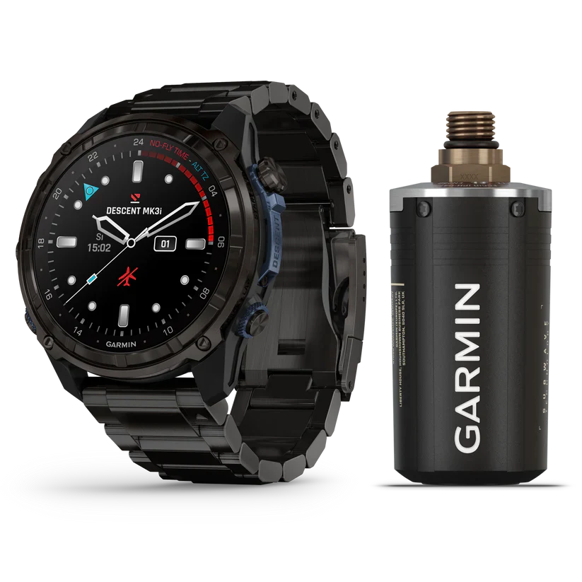 Garmin Descent Mk3i 51mm Dive Computer – Carbon Grey DLC Titanium Bezel & Band (Air Integration)