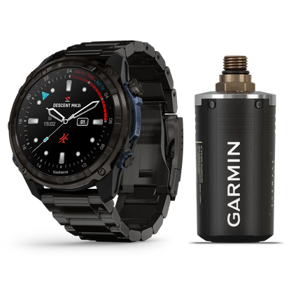 Garmin Descent Mk3i 51mm Dive Computer – Carbon Grey DLC Titanium Bezel & Band (Air Integration)