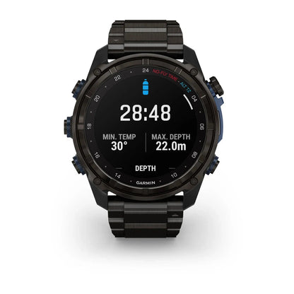 Garmin Descent Mk3i 51mm Dive Computer – Carbon Grey DLC Titanium Bezel & Band (Air Integration)